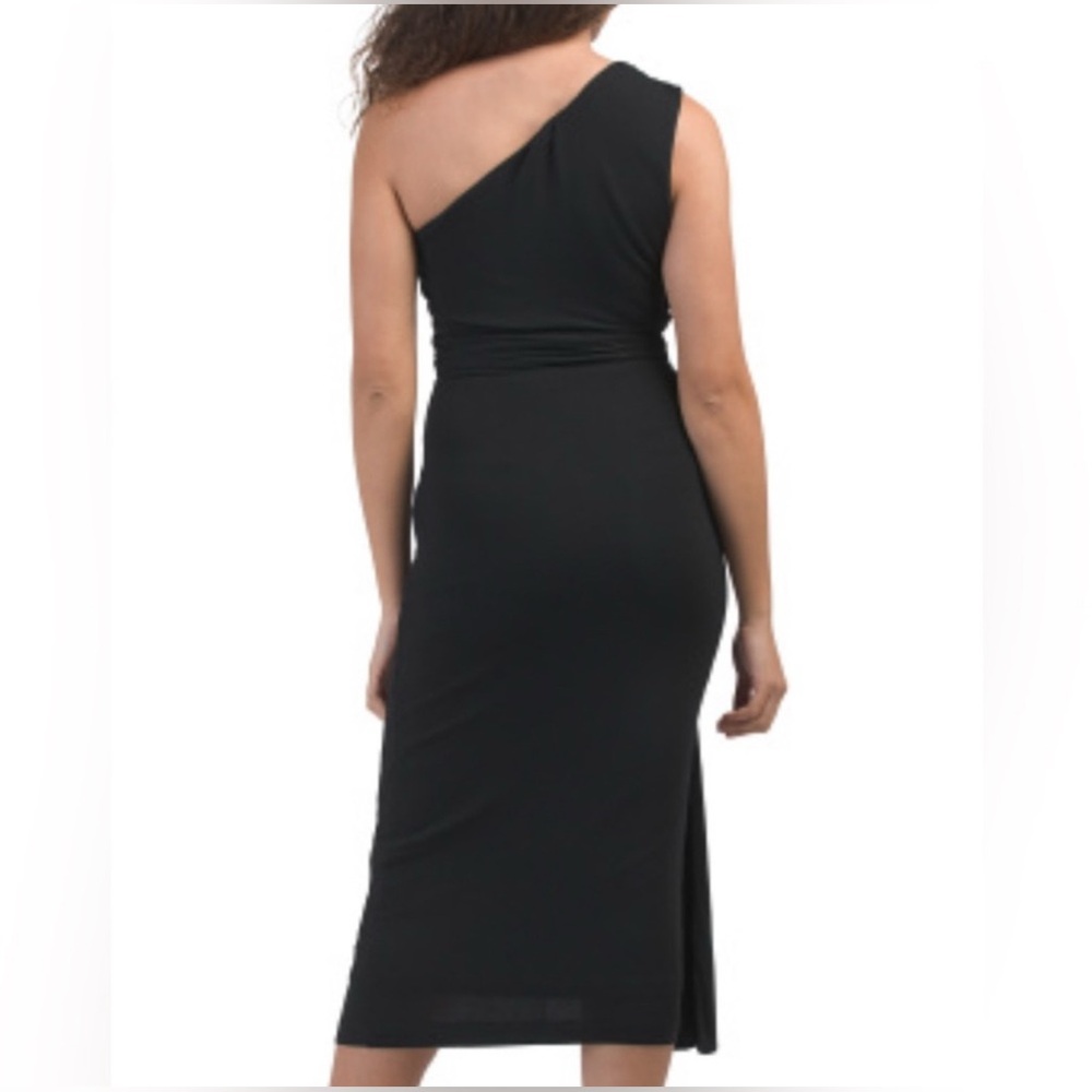 NWT BCBGMAXAZRIA One Shoulder Dress - Size Large - Picture 2 of 3
